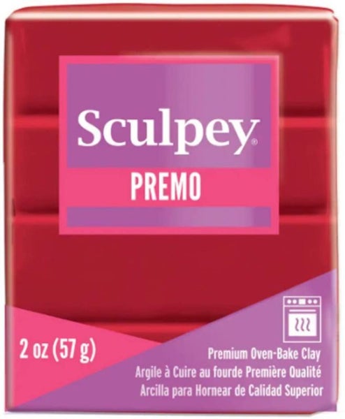 SCULPEY PREMO 57G OVEN BAKE CLAY - POMEGRANATE 5026 Carousel 1