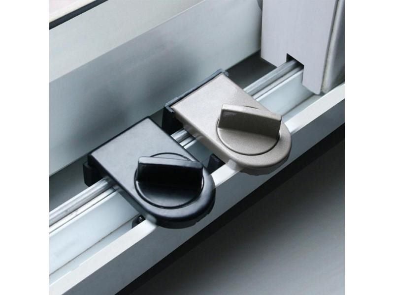 Adjustable Sliding Window Stopper Door Lock For Security Child Safety Carousel 2