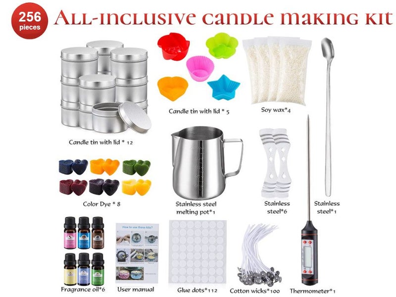 Candle Making Kit Supplies, Soy Wax DIY Candle Making Set Carousel 1