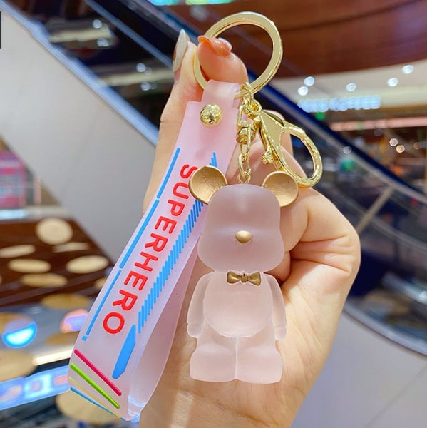 Key Ring Little Bear Pink