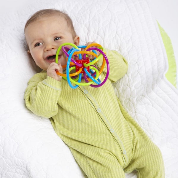 Kids Activity Toy Sensory Rattle & Teether Carousel 2