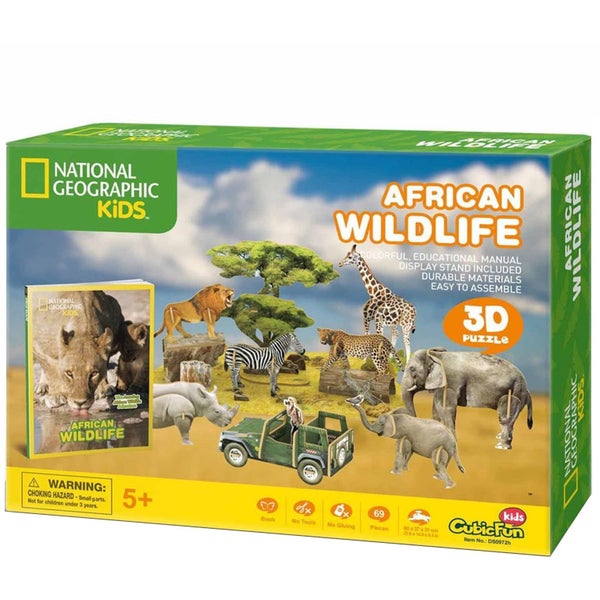 National Geographic Kids African Wildlife 3D Carousel 1
