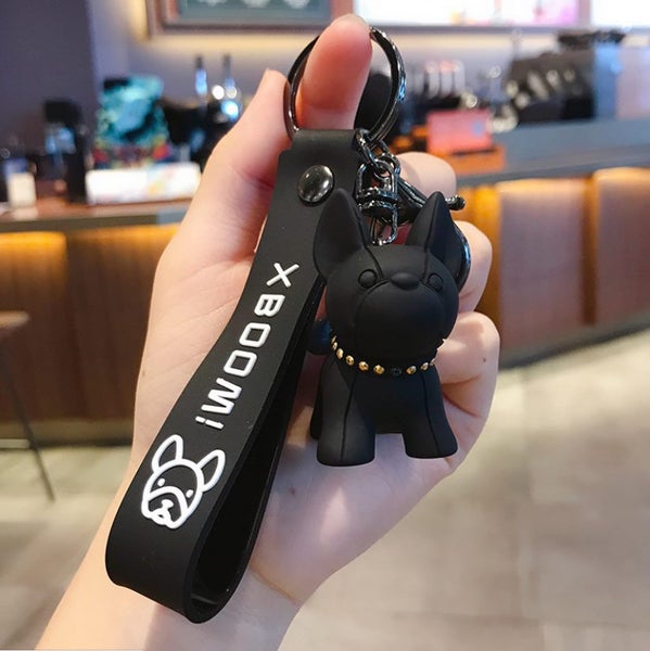 Key Ring Bull Dog Black Carousel 1