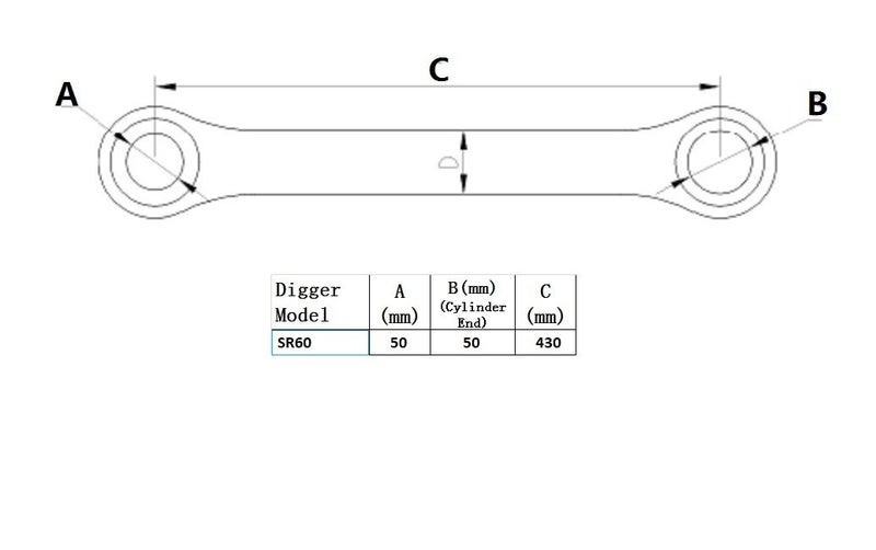 Digger Link Rod for Kebelco SK60 Carousel 2