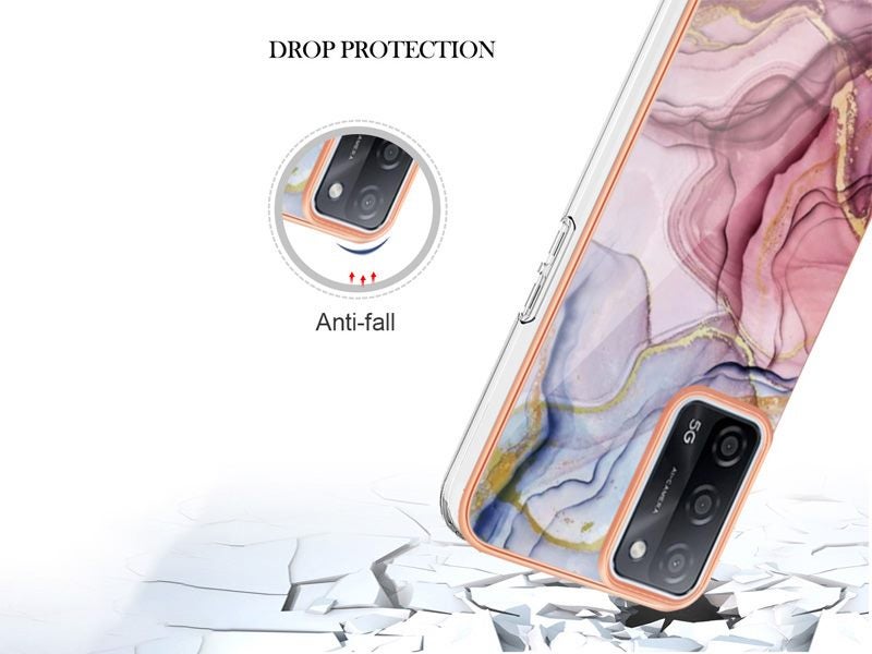Case Cover for OPPO A55 5G/A53S 5G/A54 4G/A16/A16S/A54S 4G Marble Carousel 6