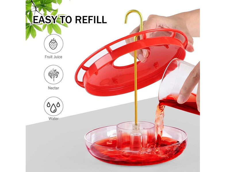 Bird Feeder for Outdoors with 5 Feeder Ports NZ Clearance Carousel 11