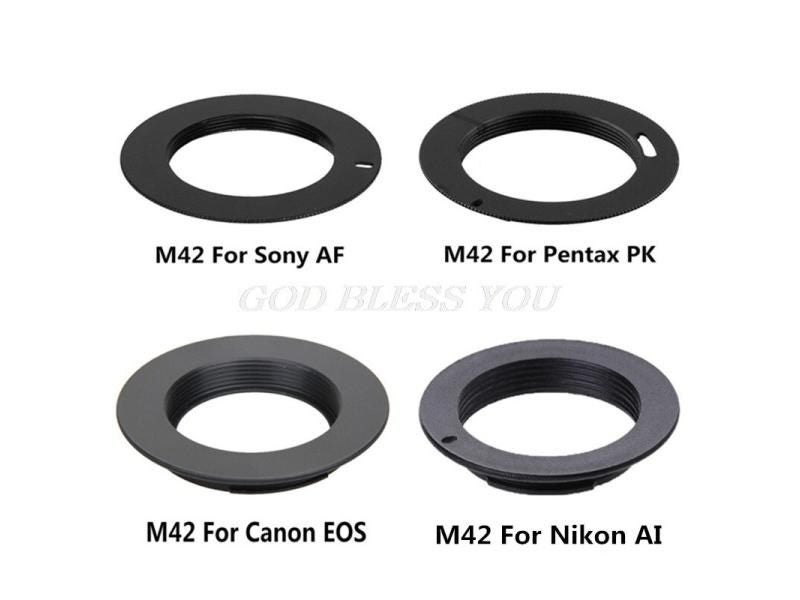 M42 Metal Lens Adapter Screw Mount Lens Ring To For Canon EOS For Nikon AI For Carousel 1