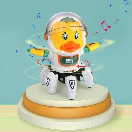 Dancing Lights Colorful Space Six Claws Electric Robot Carousel 1