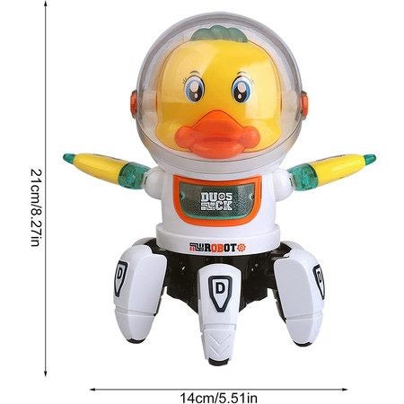 Dancing Lights Colorful Space Six Claws Electric Robot Carousel 10