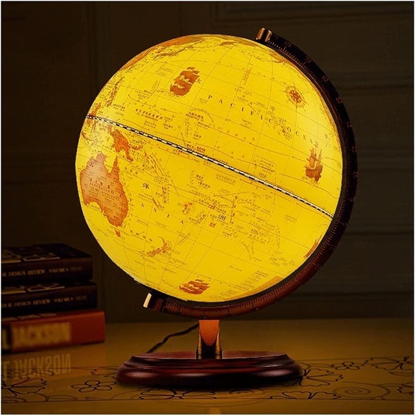 Earth Geography Globe With LED light Carousel 2