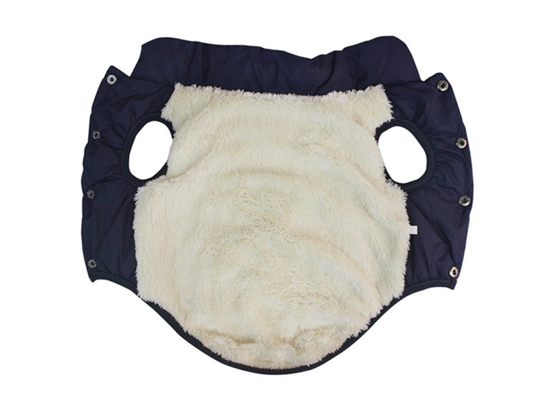 Pet Winter Clothes Dog Jacket Pet Winter Coat Blue 2XL Carousel 2