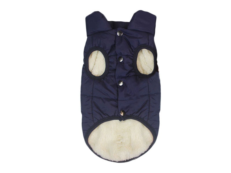 Pet Winter Clothes Dog Jacket Pet Winter Coat Blue 2XL Carousel 4