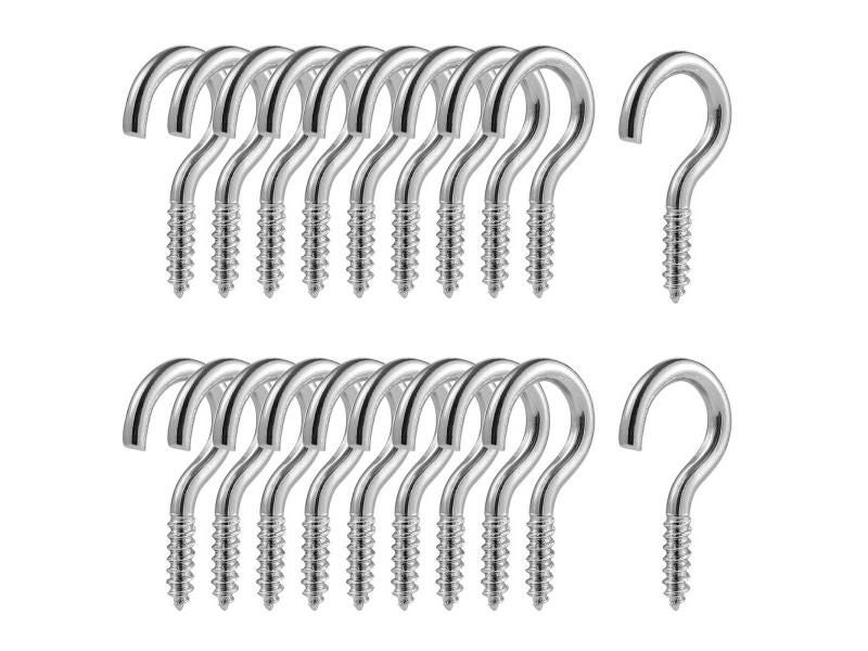 Hooks Screw Hanging Eye Heavy Duty Ceiling Hook Metal Bolt Wall Large Carousel 1