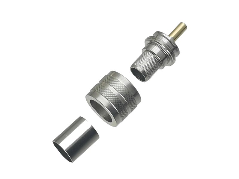 TECHOMAN PL259 TYPE Male Crimp Plug for LMR400 RG8 Coaxial Cable Carousel 1