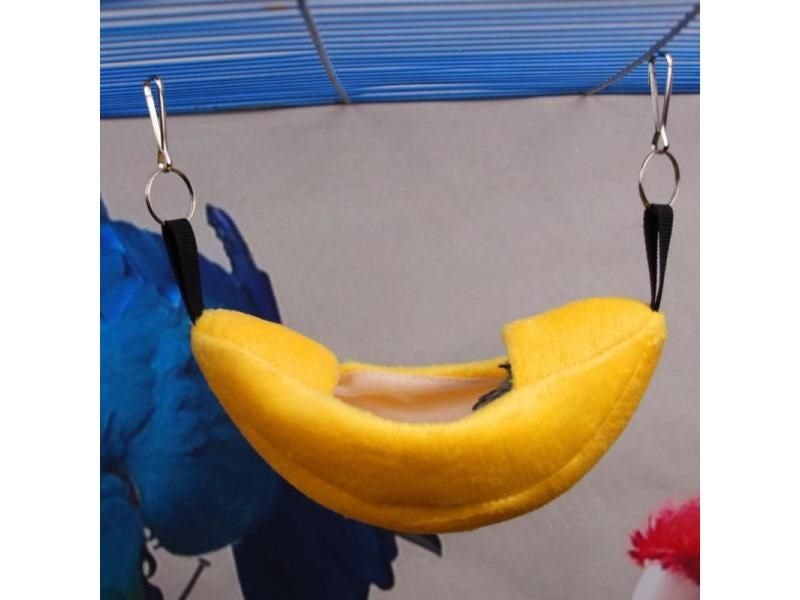 Small Pet House Boat Shape Parrot Rat Hammock Hanging Beds Hamster Nest Carousel 1