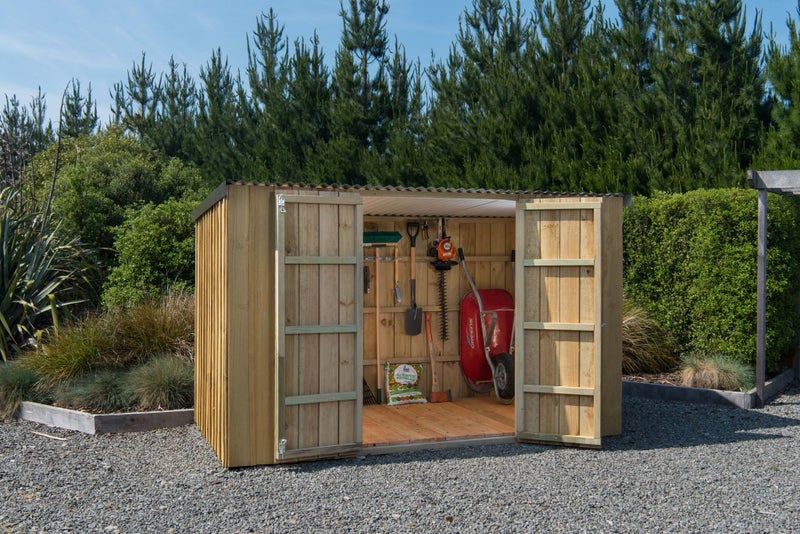 The Wooden Shed Company 3.0m Pine Board and Batten Mono Pitch Carousel 7