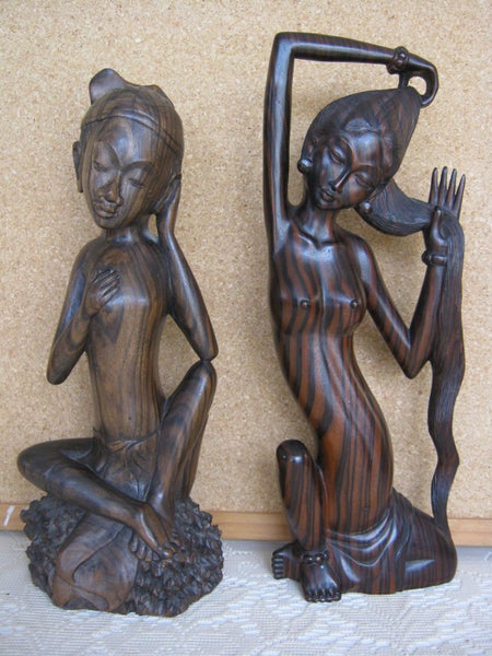 Vintage Balinese Hand Carved Wooden Sculpture. $90 Each for Your choice Carousel 2