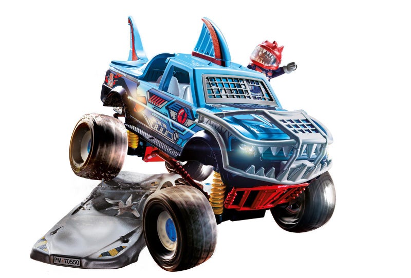 Playmobil 70550 Stunt Show Shark Monster Truck Carousel 5