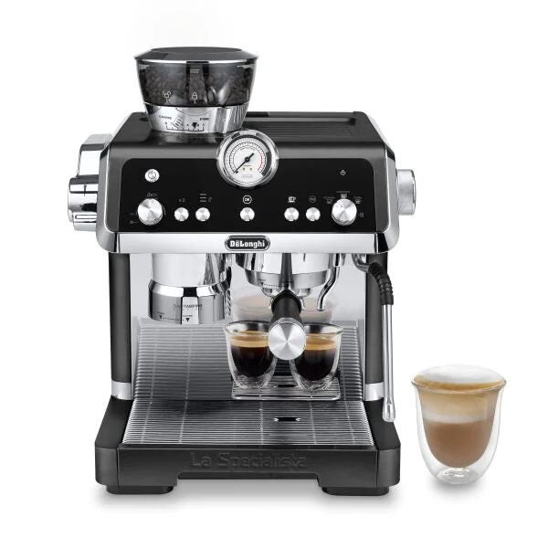 La Specialista Prestigio Matt Black Manual Coffee Machine Carousel 4