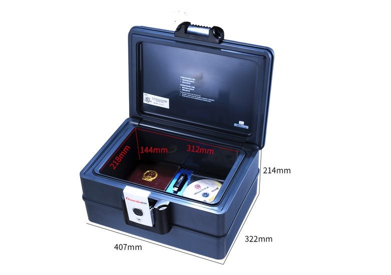 Safe / document box, fire and water proof super high quality 11.3kg Freight free Carousel 4