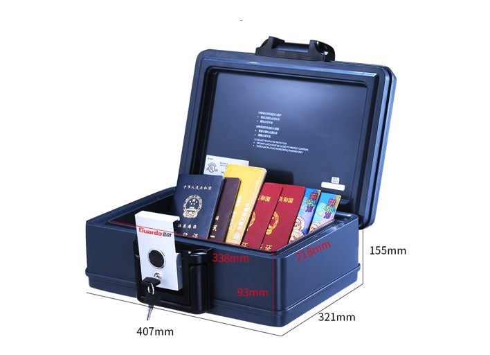 Safe / document box, fire and water proof super high quality 8.2 kg Freight free Carousel 4