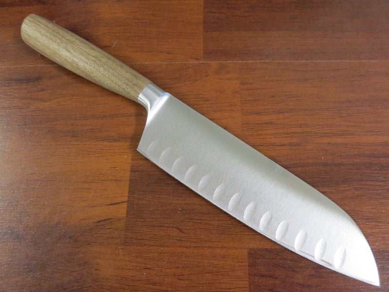 Boker Core Santoku Knife Hollow Edge, Walnut Wood Handle Carousel 2