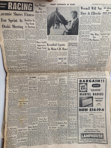 OLD NEWSPAPER: The Evening Post, 11 April 1968 - Wahine Disaster Carousel 3