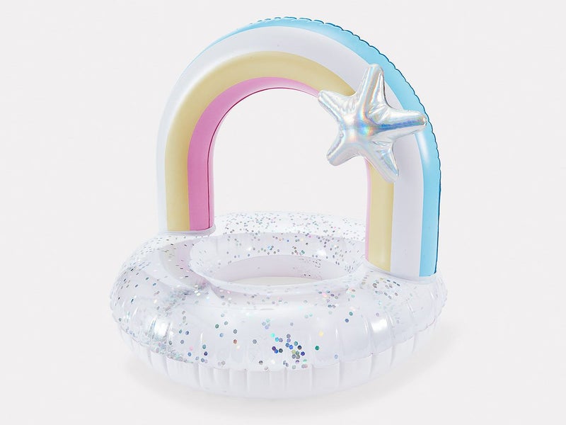 Inflatable Rainbow Ring - Floating Pool Toy *RRP $16.95 Carousel 1