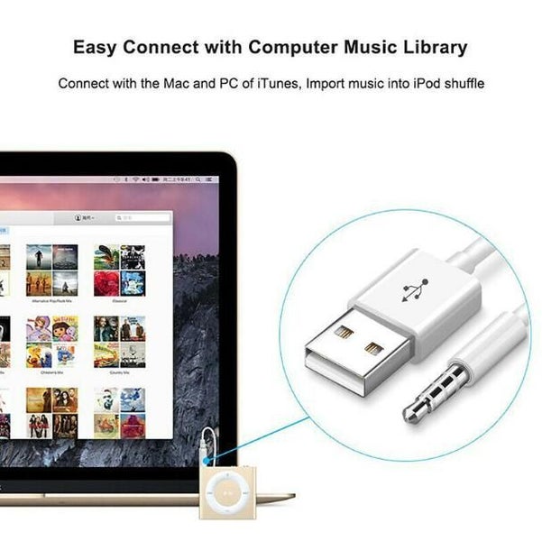 iPod Shuffle Cable USB Charger Cable Carousel 2