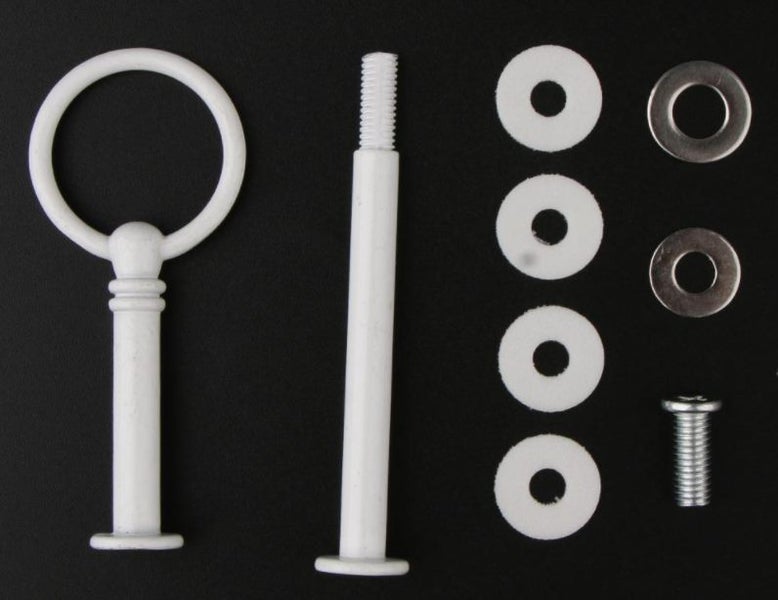 2 Layers Cake Plate Stand Handle Fitting Hardware Wedding Party Supply White Carousel 1