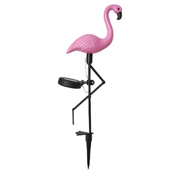 Solar Outdoor Light Garden Light Flamingo Shaped Light Carousel 1