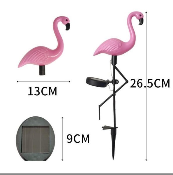 Solar Outdoor Light Garden Light Flamingo Shaped Light Carousel 2