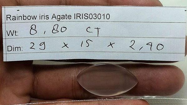 8.80CT RARE HUGE INDONESIAN 100% NATURAL COLOURFUL IRIS AGATE Carousel 6