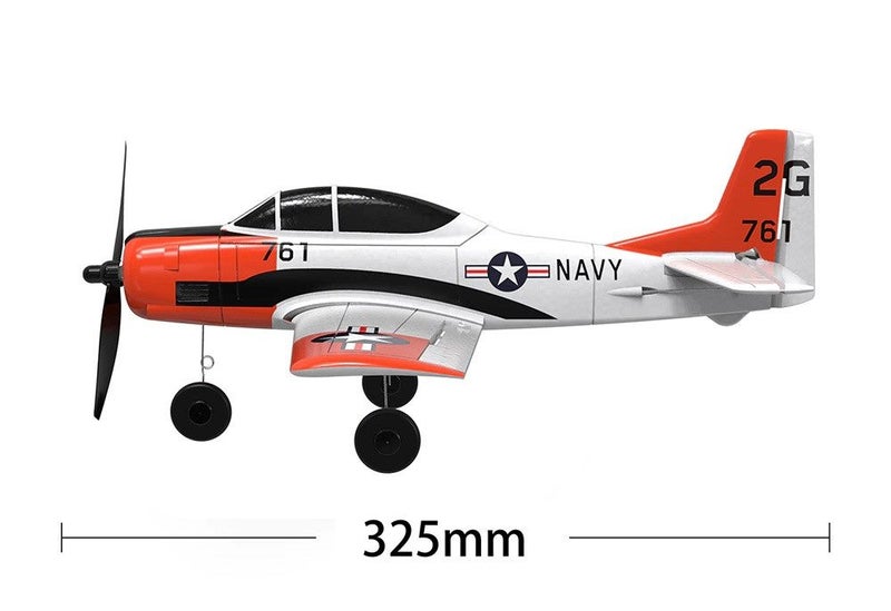 Volantex 761-9 T28 Trojan RC Airplane 2.4GHz 6-Axis Gyro RC Plane Carousel 2