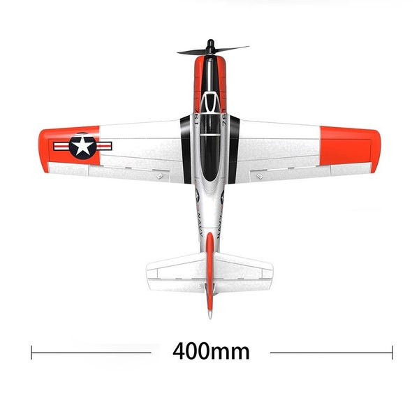 Volantex 761-9 T28 Trojan RC Airplane 2.4GHz 6-Axis Gyro RC Plane Carousel 3
