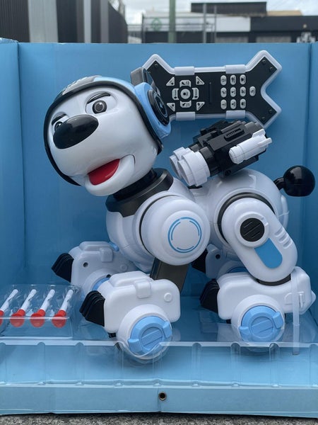 Multifunction Smart Remote Control Robot Police Dog Singing Dancing Launch Bulle Carousel 3