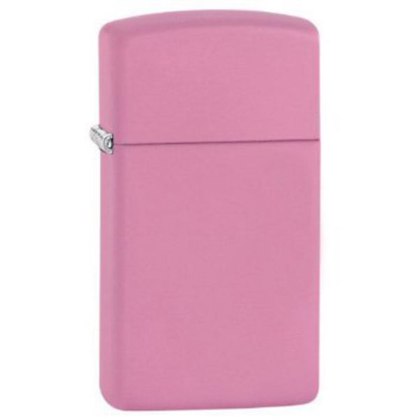 Zippo Pink Matte Slim Lighter Carousel 1