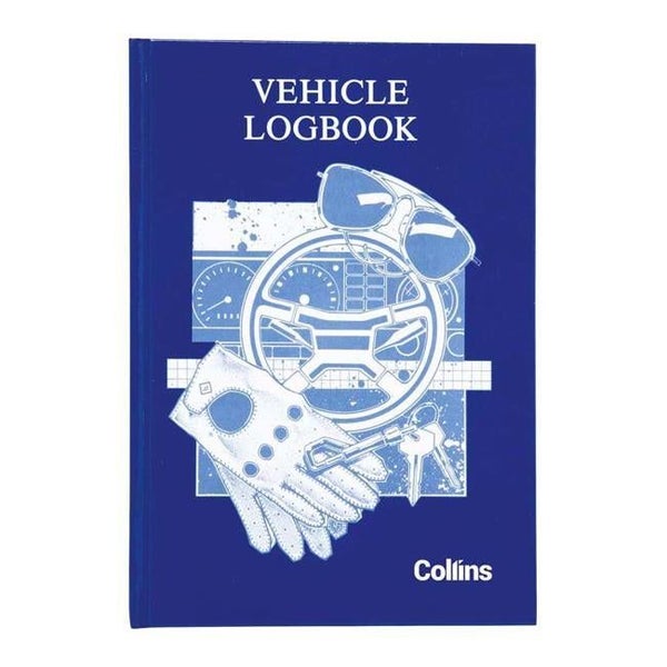 Collins Vehicle Log Book Hard Cover 44 Leaf 215x150mm Carousel 1