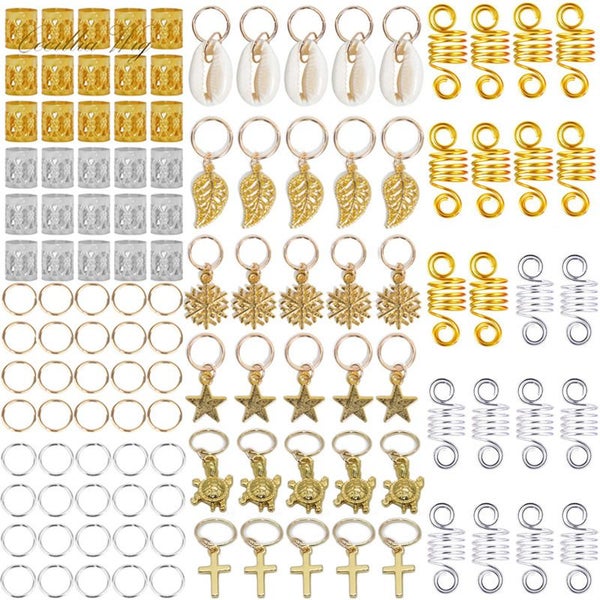 Hair Jewelry Rings Decor Dreadlock Bead Braiding Pendant Cuff Accessories628638697044491122