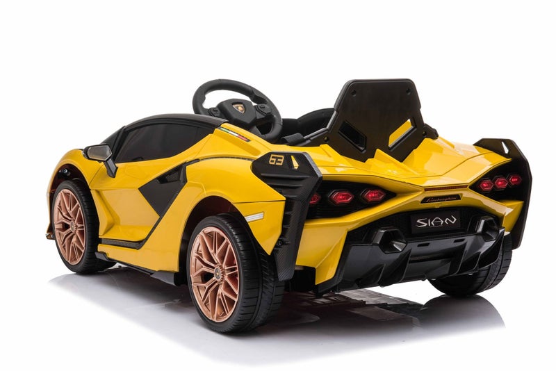 LAMBORGHINI LICENSED 12V SIAN RIDE ON LEATHER SEAT Carousel 5