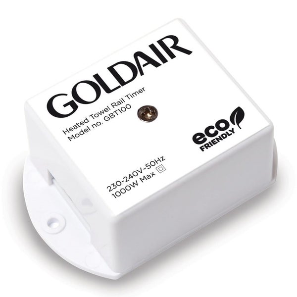 Goldair Heated Towel Rail Timer 1000 watts max White Carousel 1
