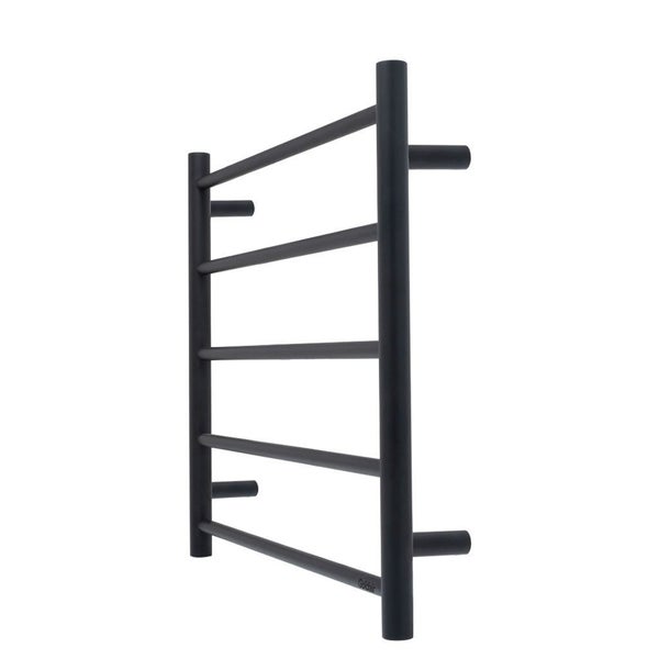 Goldair Straight Round Towel Rail Warmer 5 Bar Black Carousel 1