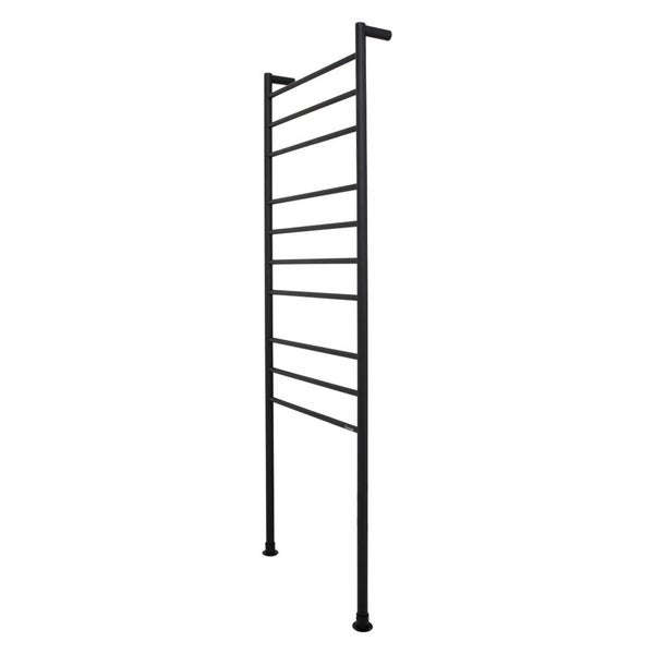 Goldair Tall Round Towel Rail Warmer Black Carousel 1