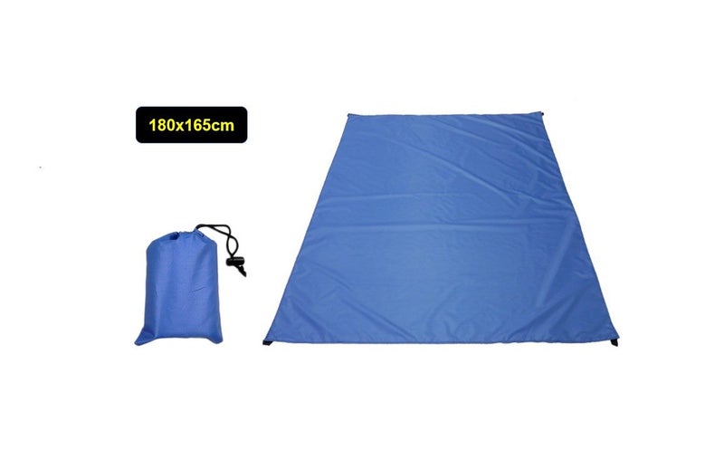 PTN Blue 180x165cm Picnic Mat Waterproof Beach Camping Outdoor Carousel 1