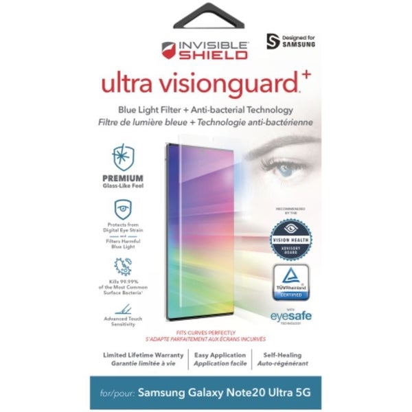 Invisible Shield InvisibleShield Ultra VisionGuard+ Samsung Galaxy Note20 Ultra Carousel 1