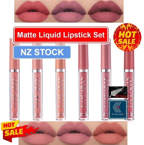 Brand New 6Pcs Makeup Bulk Matte Liquid Lipstick Lip Gloss Kit *Sale NOW* Carousel 1