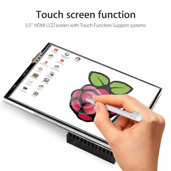 3.5" Touch Screen Display For Raspberry Pi 3/2/B/B+/A/A+ Carousel 2