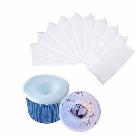 Swimming Pool Filter Skimmer Socks for Inground & Above Ground Pool Fine 30pcs Carousel 1