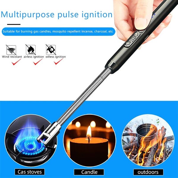 Rechargeable Windproof Flameless Lighter Carousel 1
