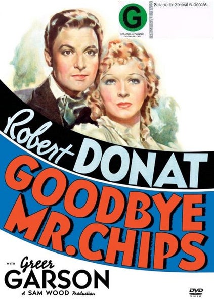 Goodbye Mr Chips (Robert Donat Greer Garson) New Region 4 DVD